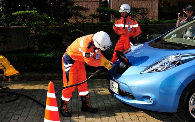 Nissan ofrecerá un servicio de recarga rápida móvil en Japón