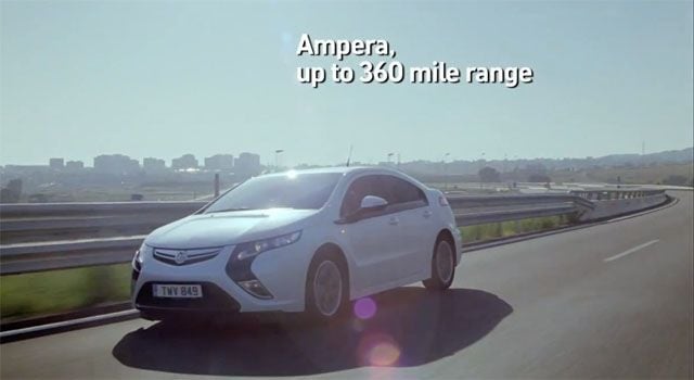 Un anuncio del Opel Ampera prohibido en Inglaterra