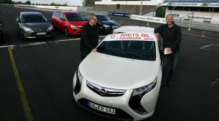 Opel Ampera, coche del año en Dinamarca