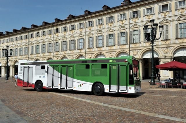 Hybus, el autobús híbrido de Pininfarina en movimiento