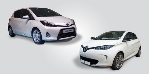 Renault ZOE contra Toyota Yaris HSD