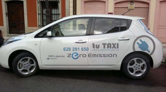 Segundo taxi eléctrico en España