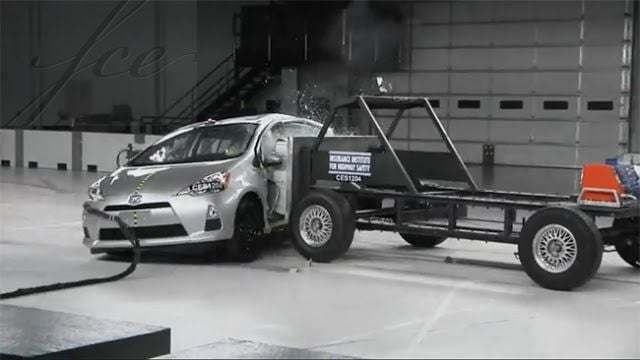 Máxima puntuación en los crash test para el Prius C