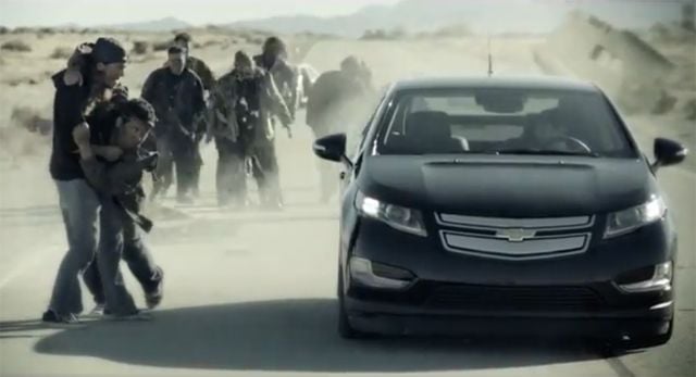 El Chevrolet Volt, un modelo perfecto para escapar de los zombis