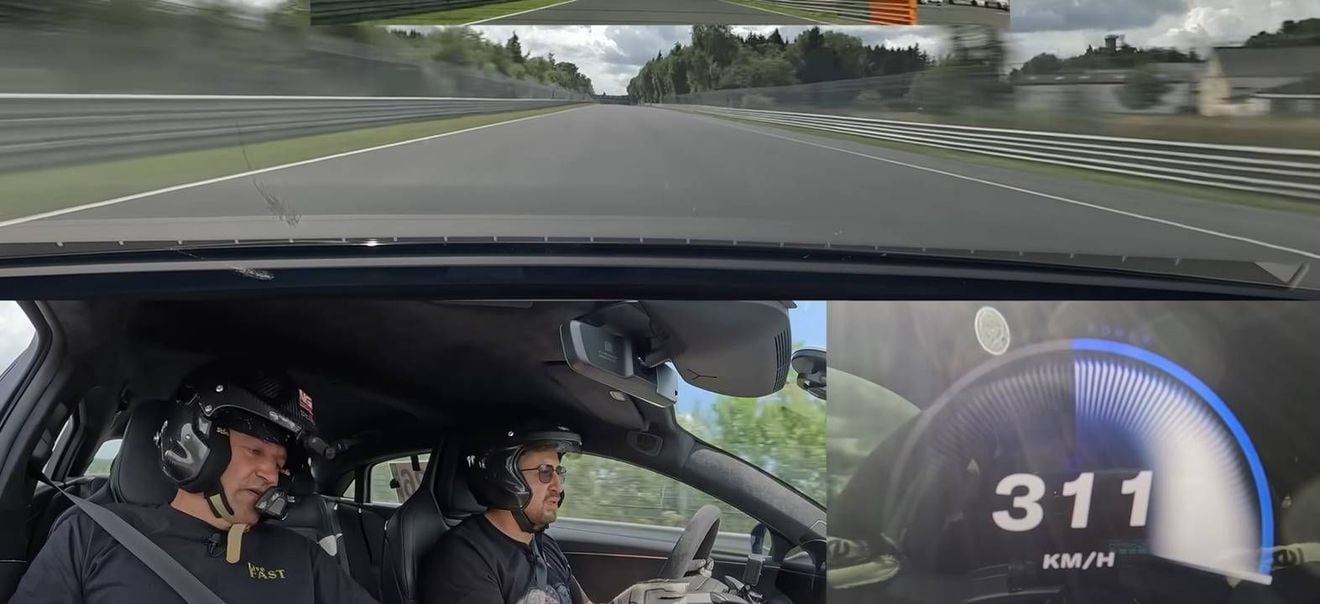 The Stig se sube al Lucid Air Sapphire en Nürburgring y no hay vuelta atrás: es otro nivel