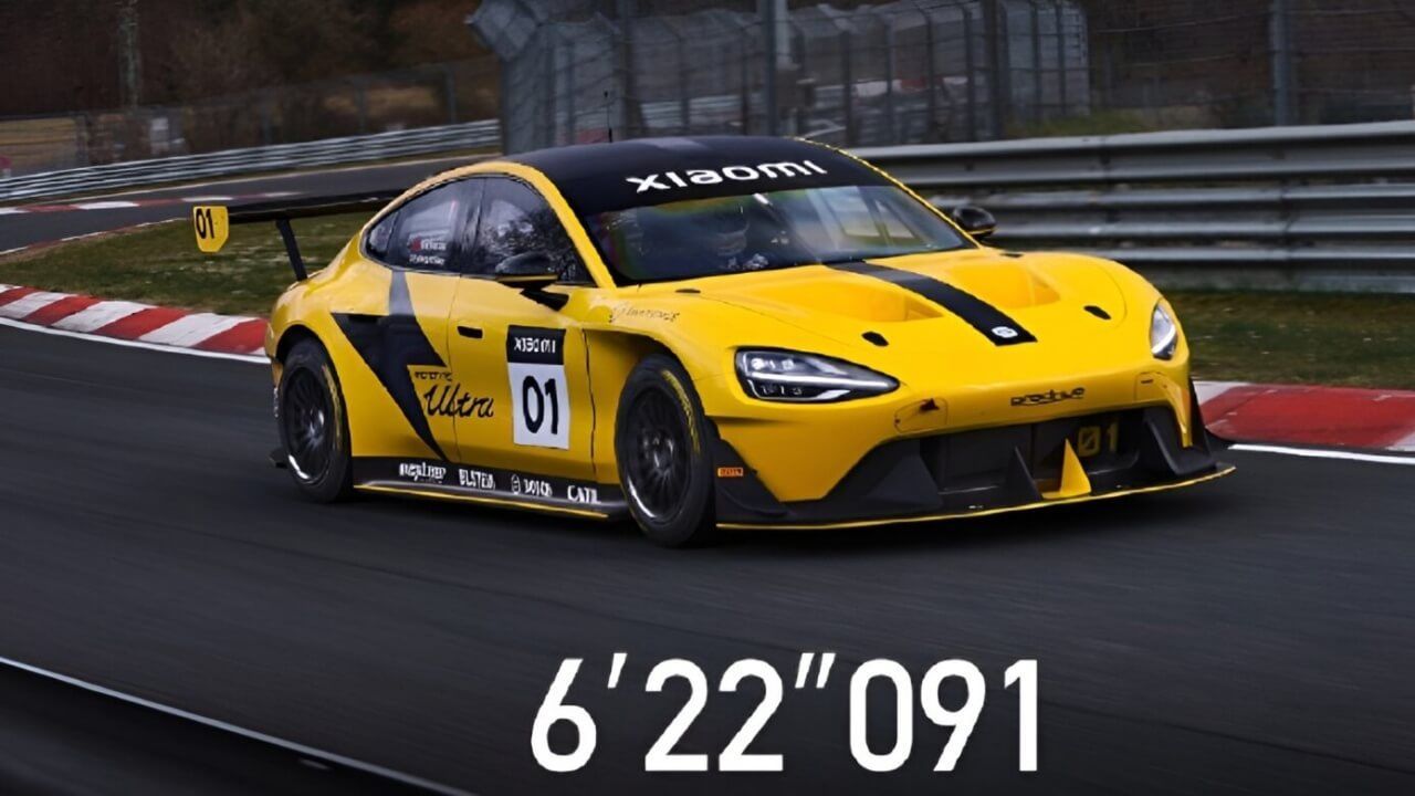 El Xiaomi SU7 Ultra destroza su propio récord y se convierte en el tercer automóvil más rápido en Nürburgring