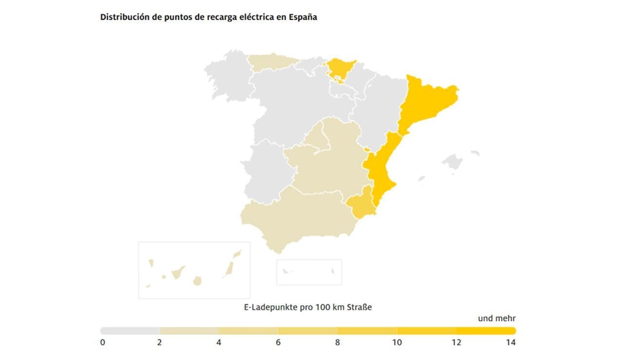 Viajar en coche eléctrico por Europa no es difícil, pero depende de los países que visites