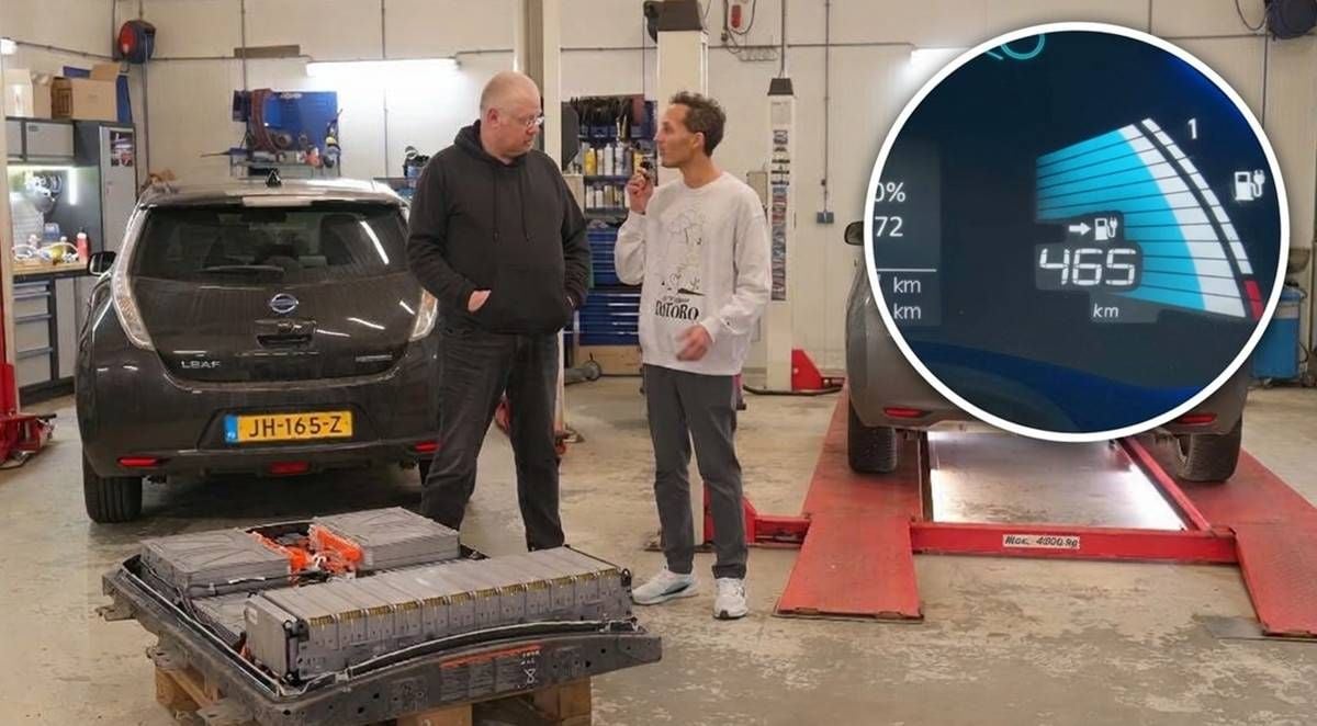 Cambia la batería de su Nissan Leaf de 10 años por 5.000 euros y consigue más de 400 kilómetros de autonomía real