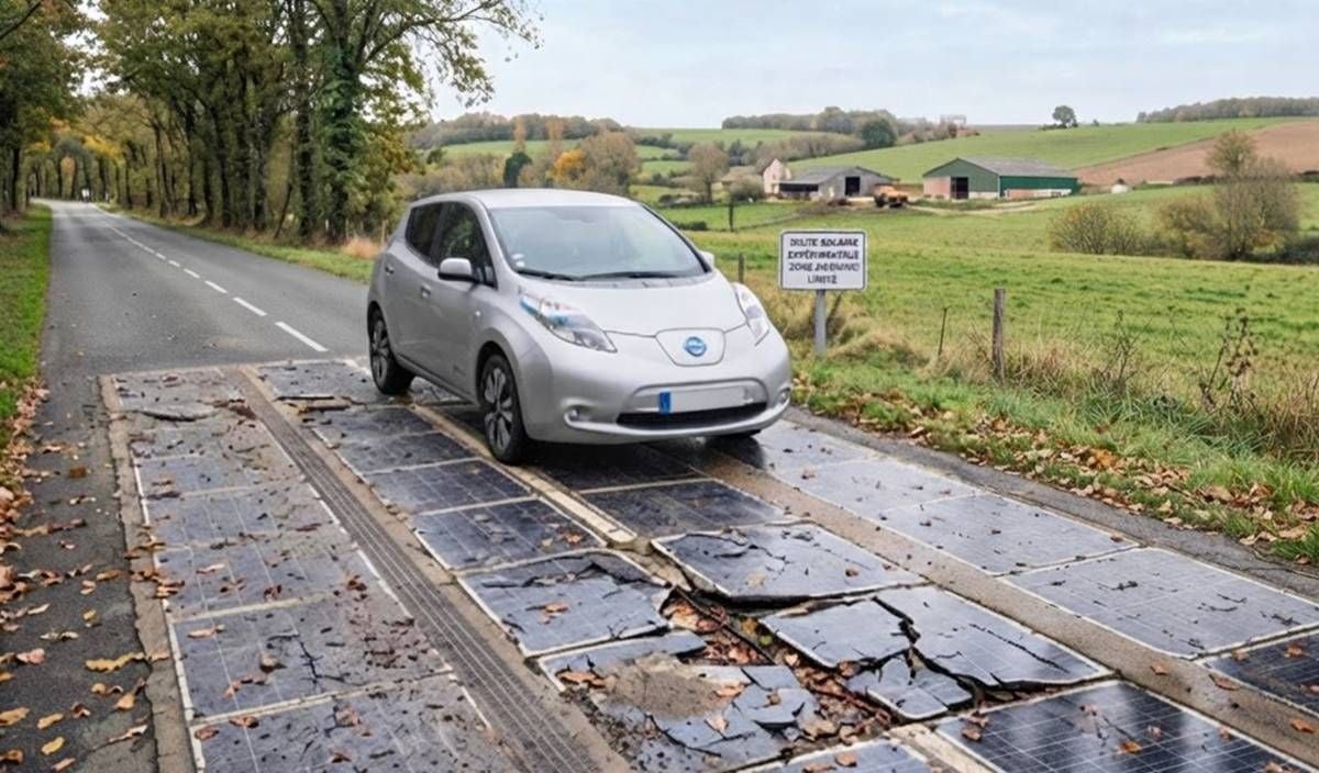Francia se convirtió en el primer país del mundo en construir una gran carretera solar. Ahora sabemos por qué no fue una buena idea