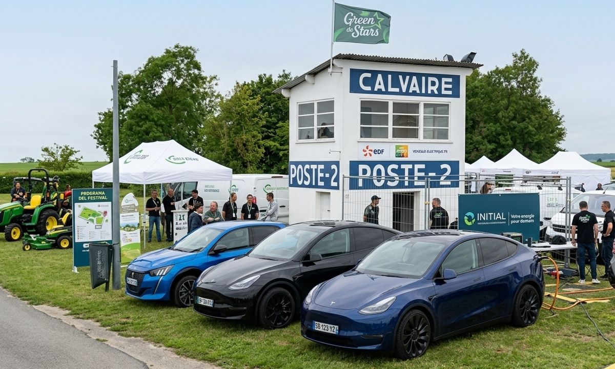 El festival del futuro: así usan coches eléctricos para alimentar un evento sin generadores diésel