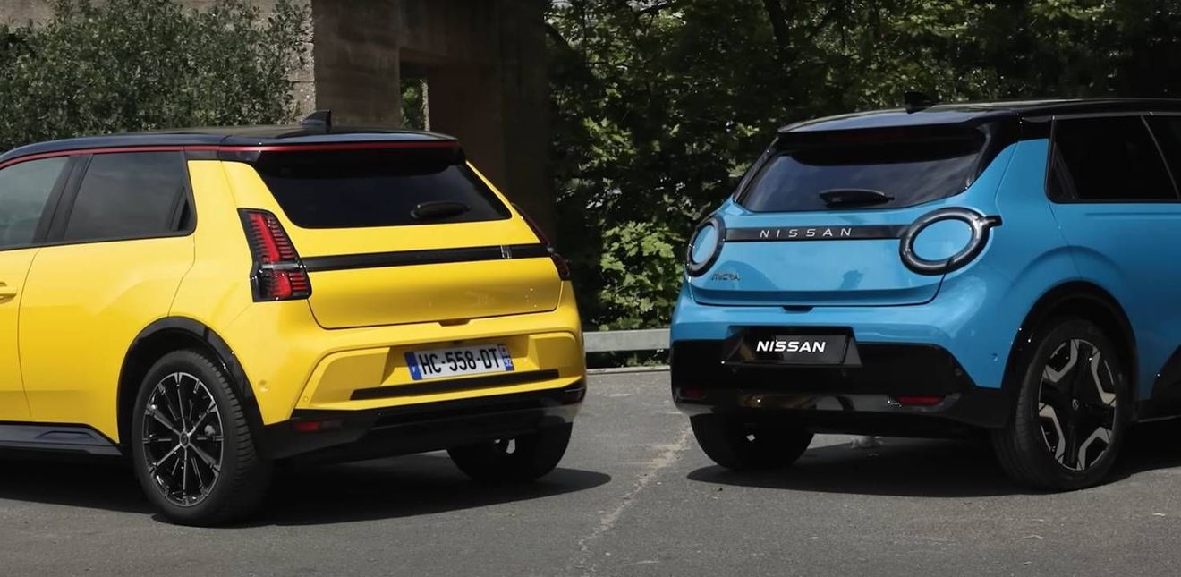 Renault R5 contra Nissan Micra. Primera prueba de los dos eléctricos urbanos