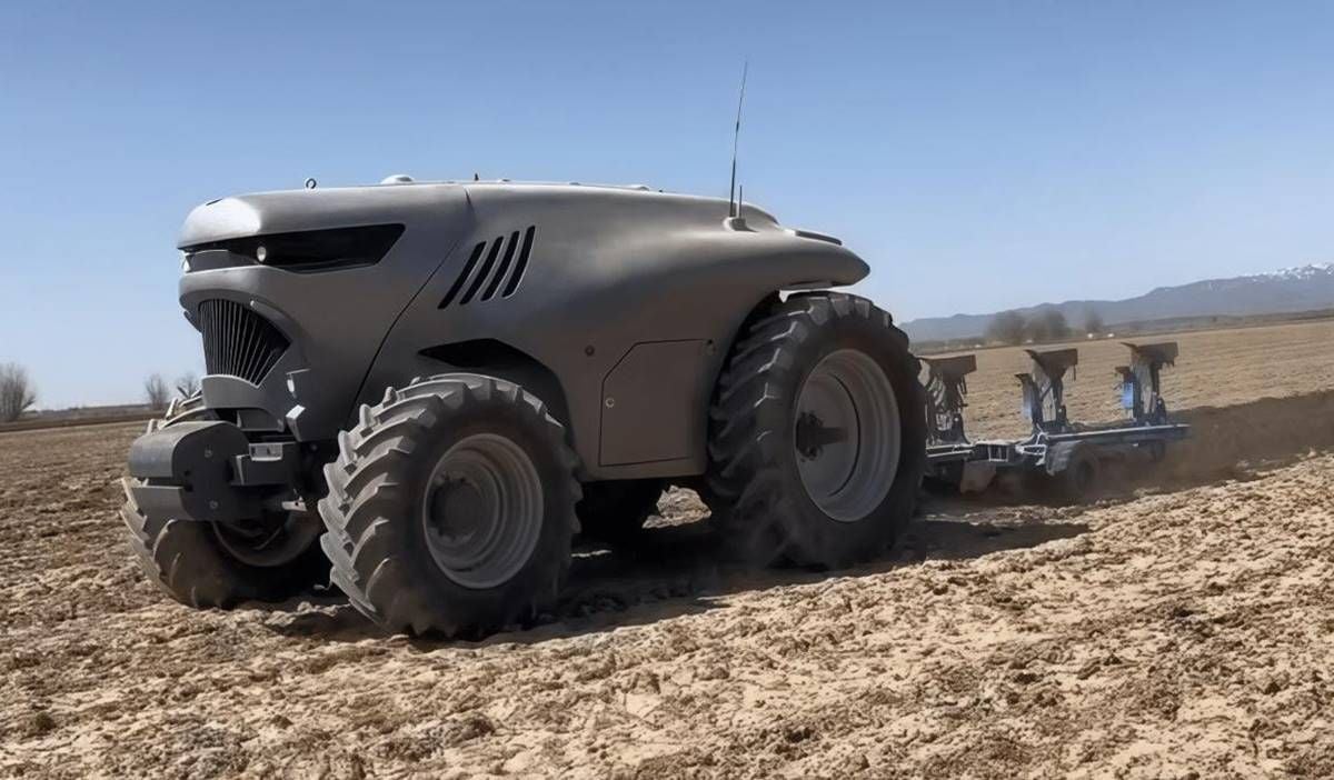 El tractor eléctrico y autónomo chino que trabaja sin conductor y quiere revolucionar el campo