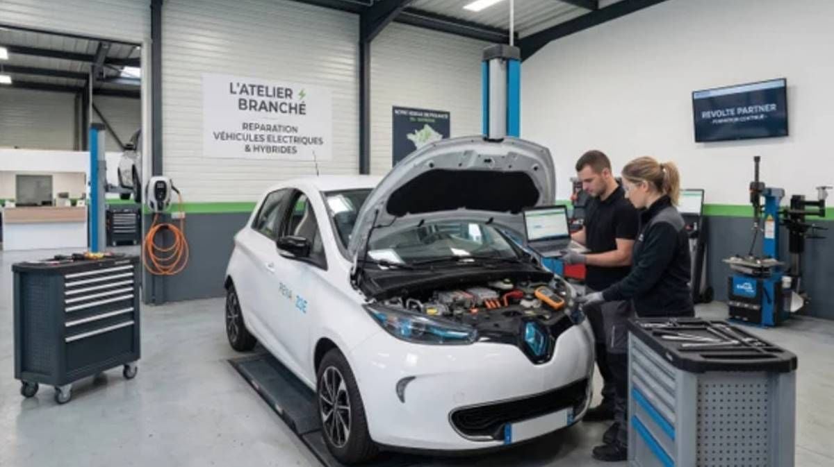 Reparar un coche eléctrico fuera del concesionario ya es posible: esta red de talleres no para de crecer