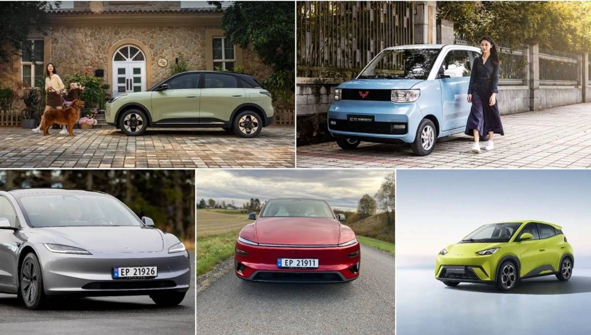 Los 5 coches eléctricos que dominan las ventas mundiales ahora mismo 