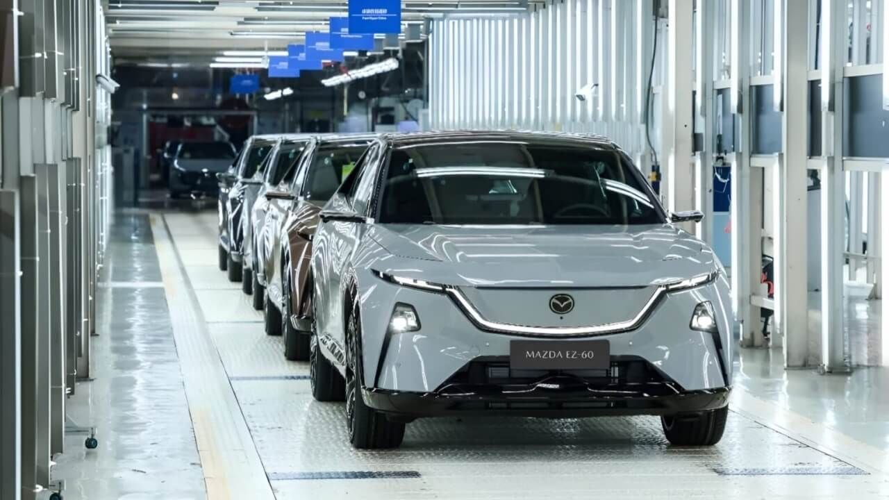 Arranca la producción del Mazda CX-6e, un bello SUV eléctrico que arrasa en China