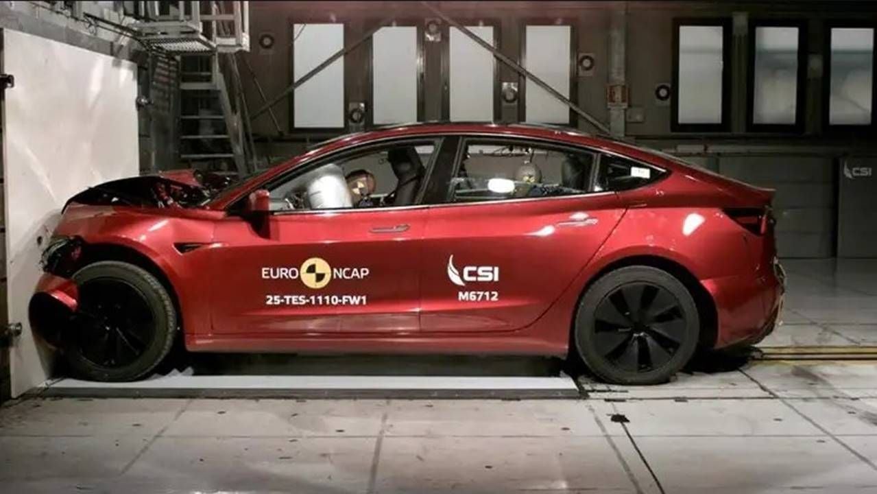 El Tesla Model 3 se corona como el coche más seguro de 2025 según Euro NCAP
