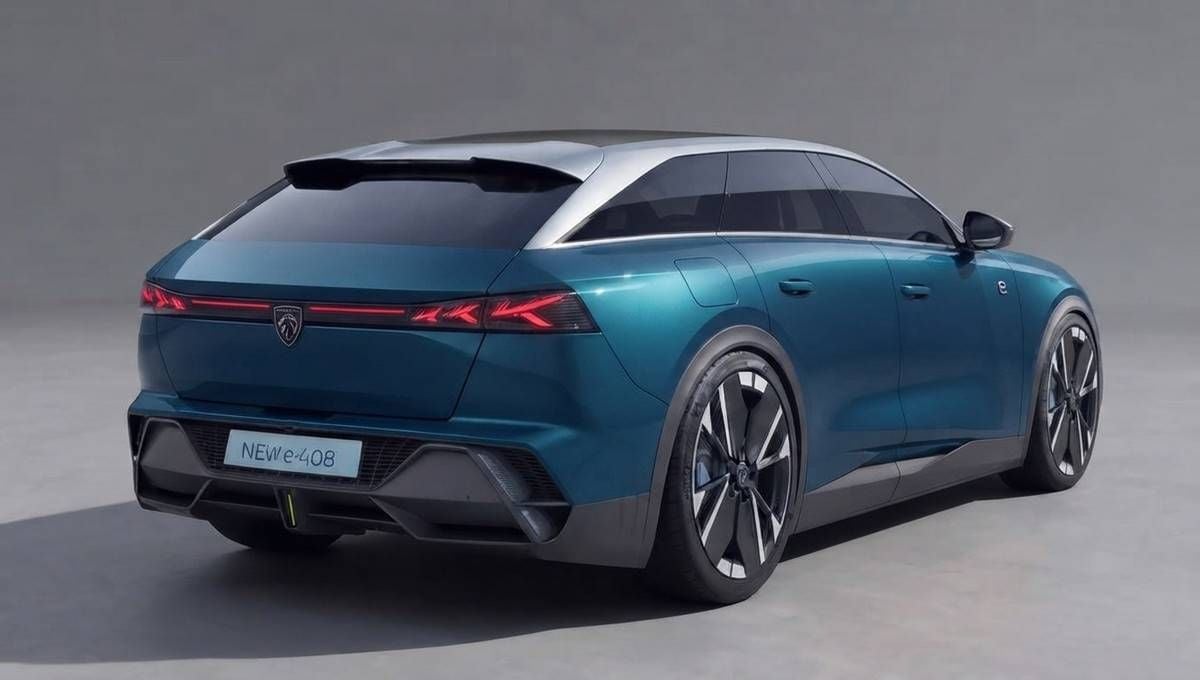 Peugeot prepara un nuevo e-408 con un diseño radical y mucha más tecnología y autonomía