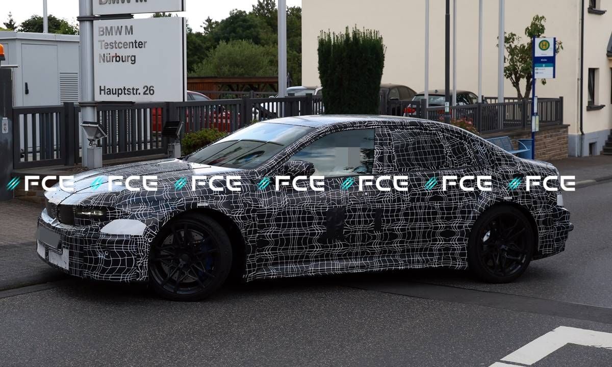 El brutal BMW M3 eléctrico cazado en Nürburgring