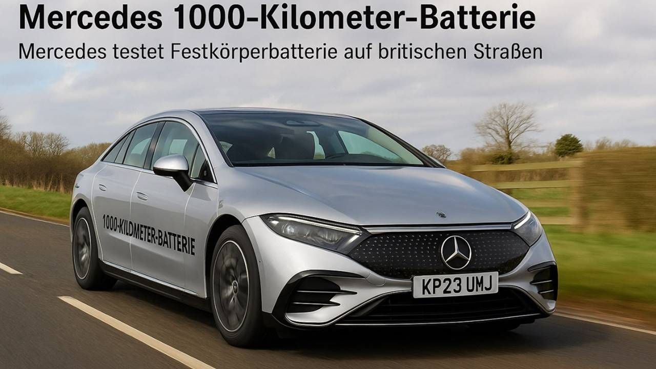 Mercedes ya prueba en Europa su coche eléctrico con más de 1.000 km de autonomía