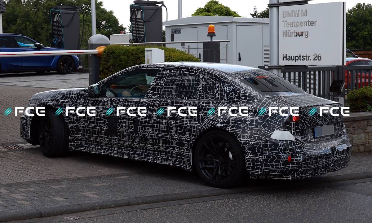 El brutal BMW M3 eléctrico cazado en Nürburgring