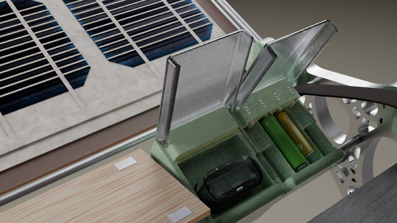Con este kit podrás poner un panel solar en la ventana de tu piso, sin obras ni herramientas