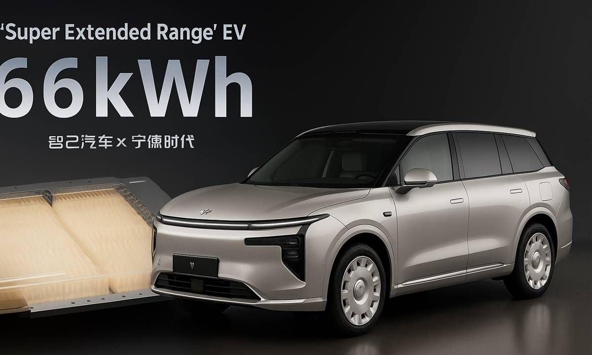 Llega un eléctrico con extensor de autonomía con batería de 66 kWh, 450 km de autonomía y 800V
