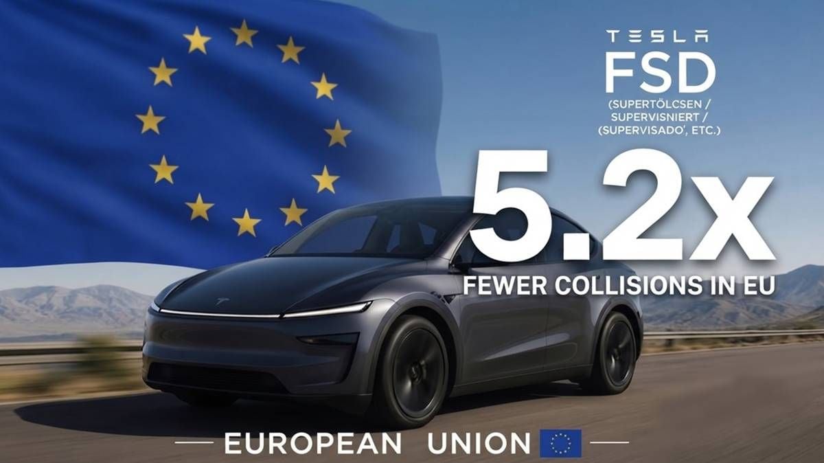 Tesla publica por primera vez los datos de seguridad del FSD en Europa: hasta 8,5 veces menos accidentes en autopista