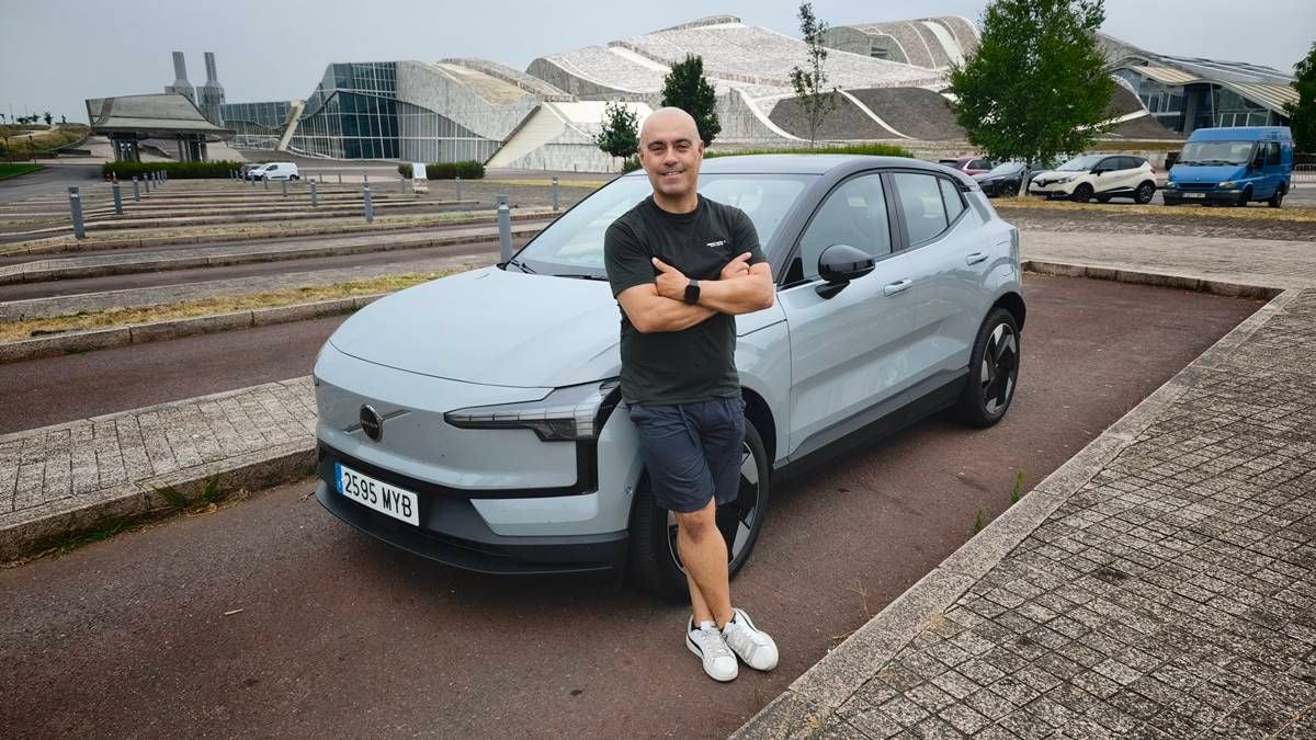 Prueba de autonomía a 120 km/h del Volvo EX30