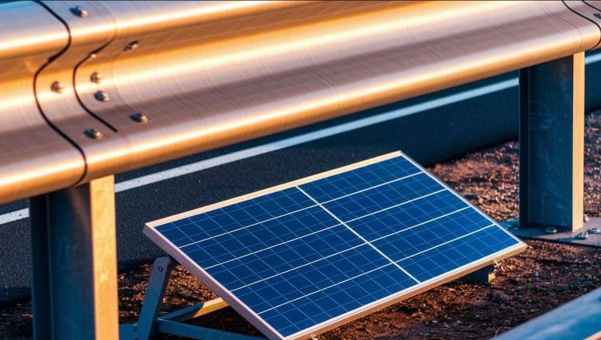 Paneles solares en los quitamiedos: Europa ya prueba una alternativa con gran potencial