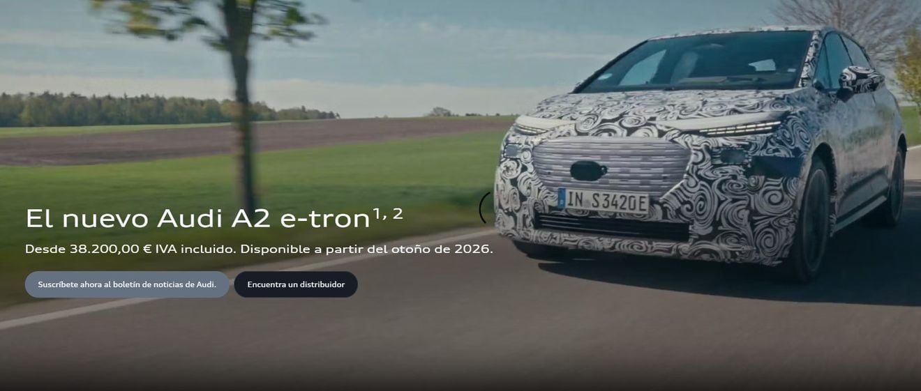 Audi A2 e-tron: hasta 649 km de autonomía desde 38.200 euros para el compacto más eficiente de la marca
