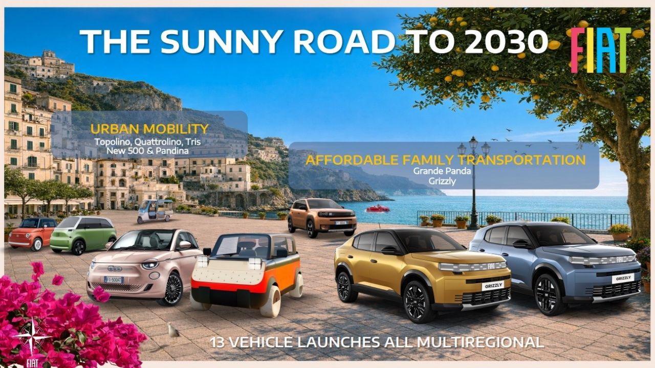 FIAT revela sus nuevos coches eléctricos: Quattrolino, Pandina y Grizzly