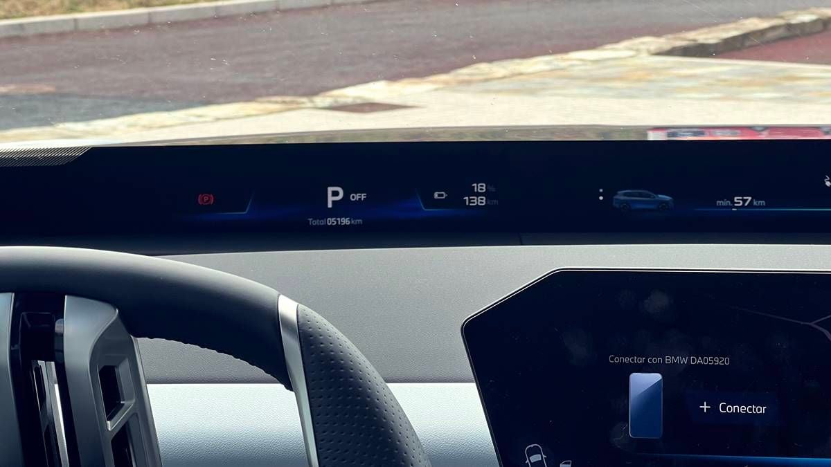 Prueba de autonomía a 120 km/h del BMW iX3