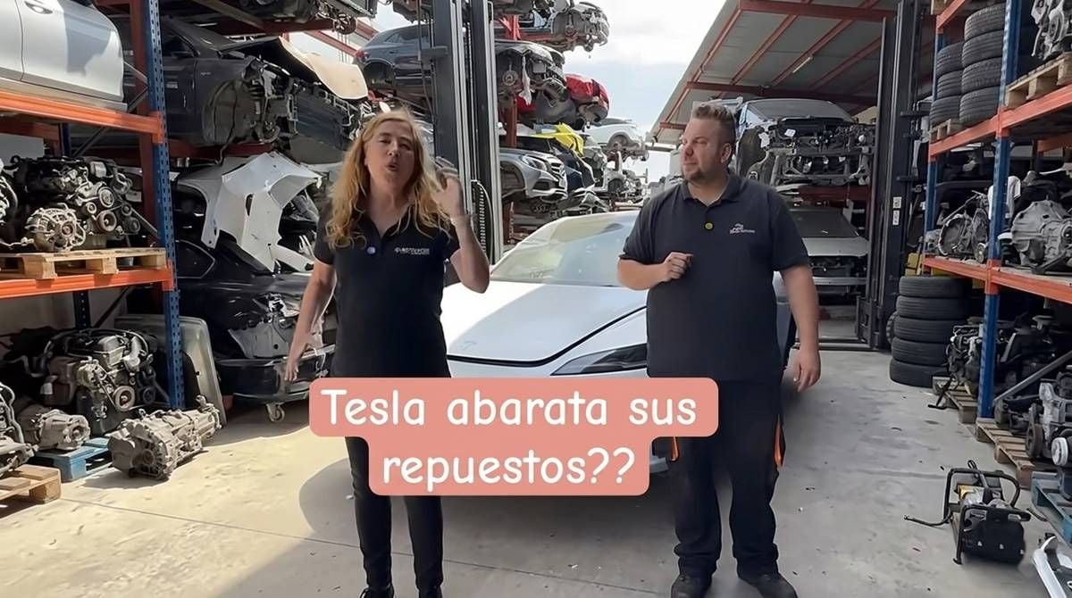 Desmontan un Tesla Model 3 en el desguace: varios recambios cuestan la mitad que en un Volkswagen Golf