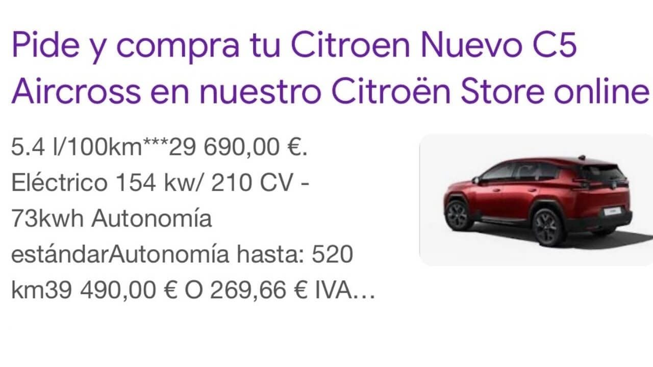 Más barato y con más autonomía que el Tesla Model Y, el Citroën ë-C5 Aircross ya tiene precio en España