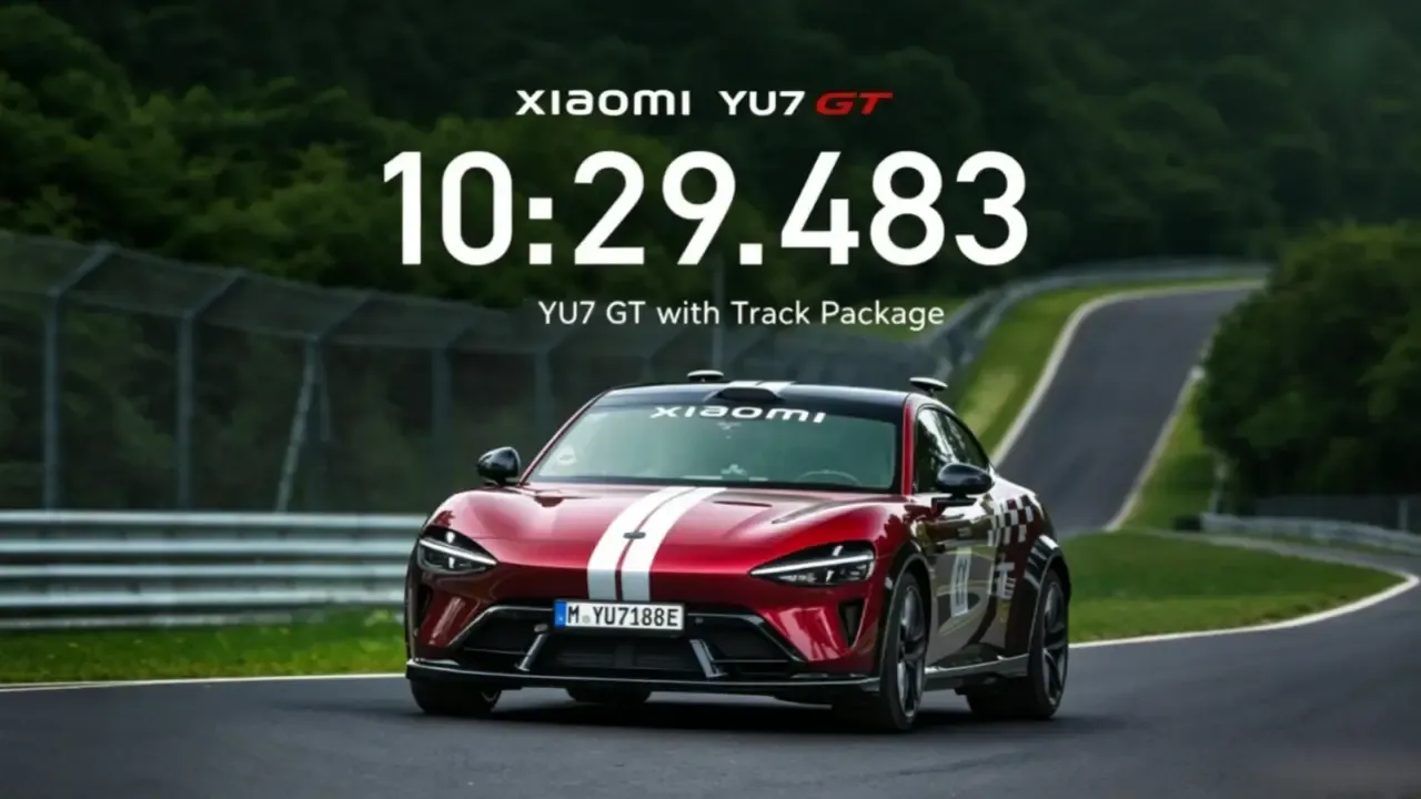 El Xiaomi YU7 GT logra dar la primera vuelta sin conductor al circuito de Nürburgring