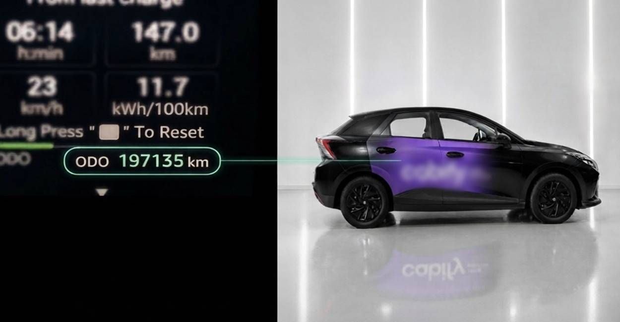 Este MG4 supera los 200.000 kilómetros como VTC y todavía conserva el 90% de la capacidad de su batería