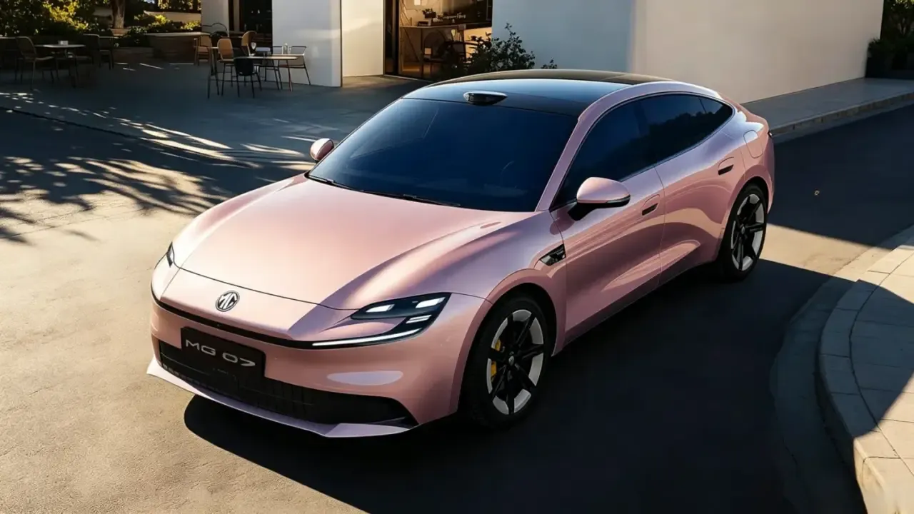 El nuevo MG 07 llega con 650 km de autonomía y un diseño que recuerda al Porsche Taycan
