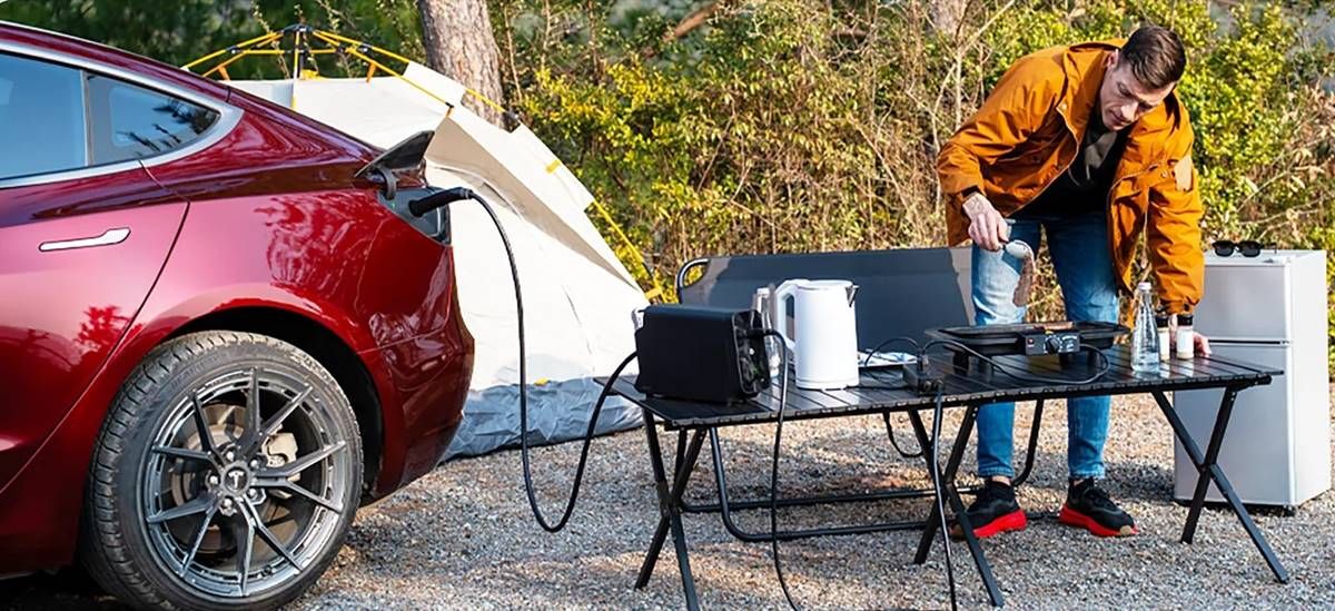 El adaptador que añade la función V2L a casi todos los Tesla promete hasta 6,6 kW de potencia