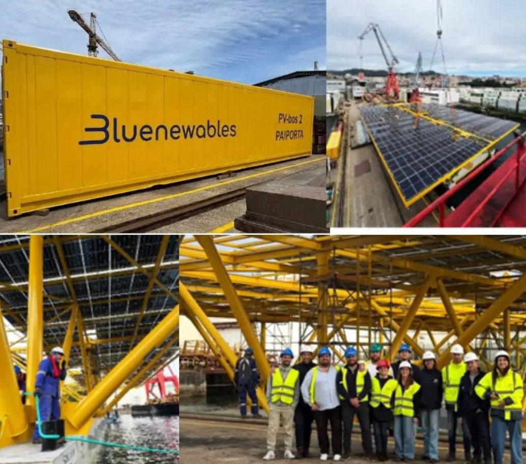 España ya prueba una plataforma solar flotante en el mar que podría cambiar la producción renovable