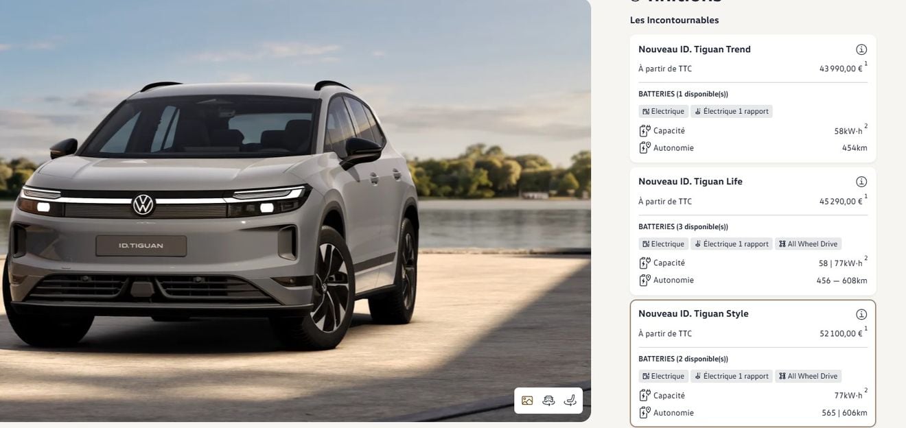 El Volkswagen ID. Tiguan ya tiene precio: hasta 605 km de autonomía y desde 43.990 euros antes de ayudas o promociones