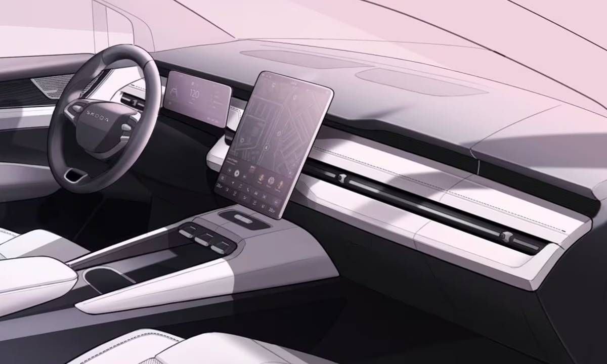 El Skoda Peaq deja ver su interior antes de su presentación: más grande que el Enyaq y con hasta siete plazas