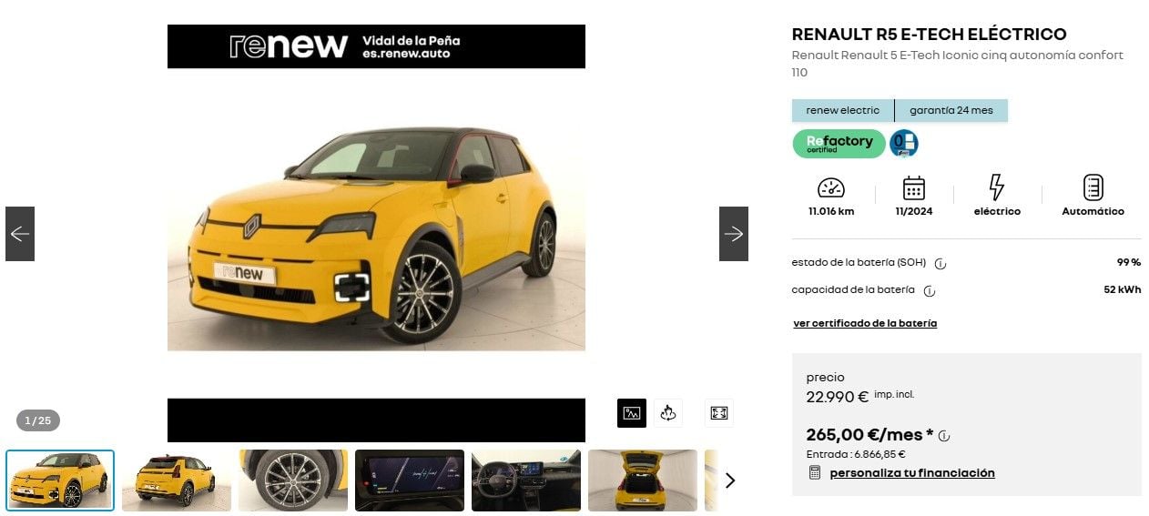 ¿Un Volkswagen Polo con 37 kWh por 24.990 euros o un Renault 5 de 52 kWh por el mismo precio?