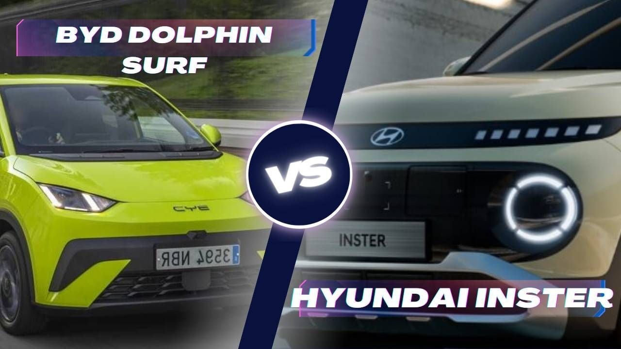Hyundai Inster o BYD Dolphin Surf: comparativa técnica y económica de dos urbanos eléctricos