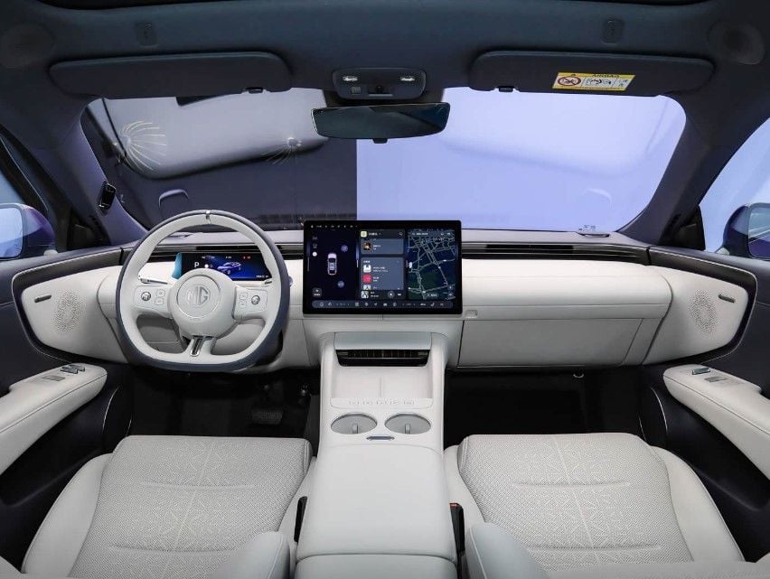 MG 07 eléctrico: hasta 845 km de autonomía y una plataforma de 800 V para aumentar la competencia entre las berlinas