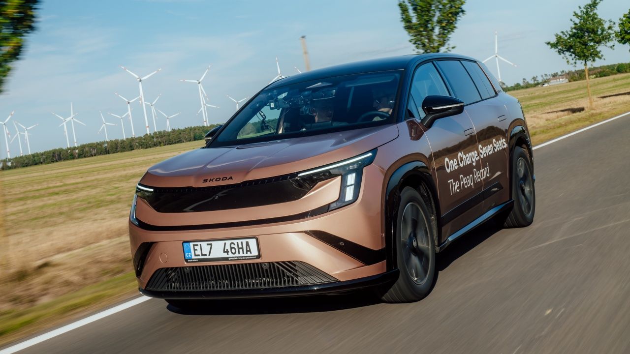 El Skoda Peaq bate un récord de autonomía: 936 km entre Chequia y Países Bajos sin parar a cargar