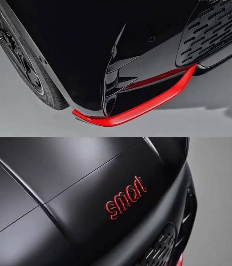 El smart #2 BRABUS prepara su llegada: negro mate, detalles rojos y una imagen mucho más agresiva