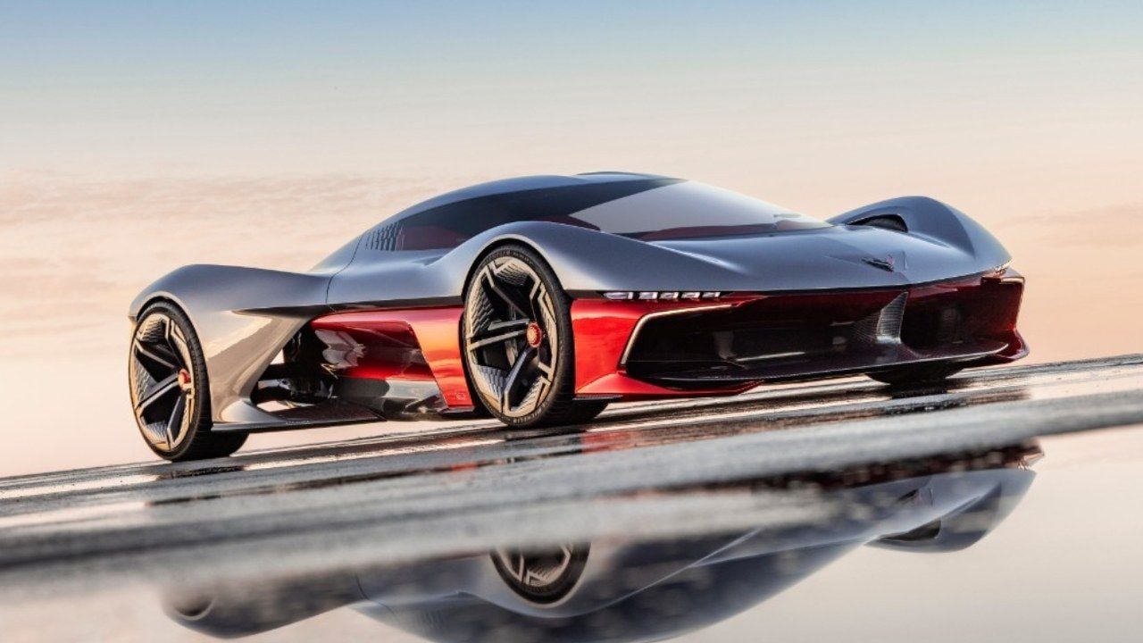 GM se vuelve a imaginar el Corvette del futuro, un hiperdeportivo eléctrico sin puertas