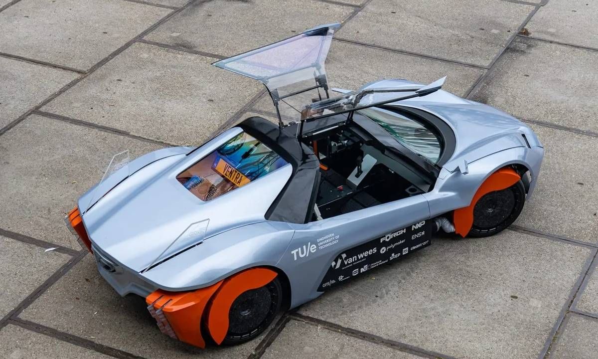 Este coche eléctrico captura las partículas que generan sus propios neumáticos y frenos mientras circula