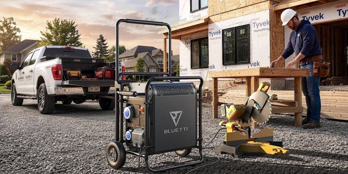 5 kW y hasta 35 kWh: esta batería portátil quiere jubilar a los generadores gasolina en las obras