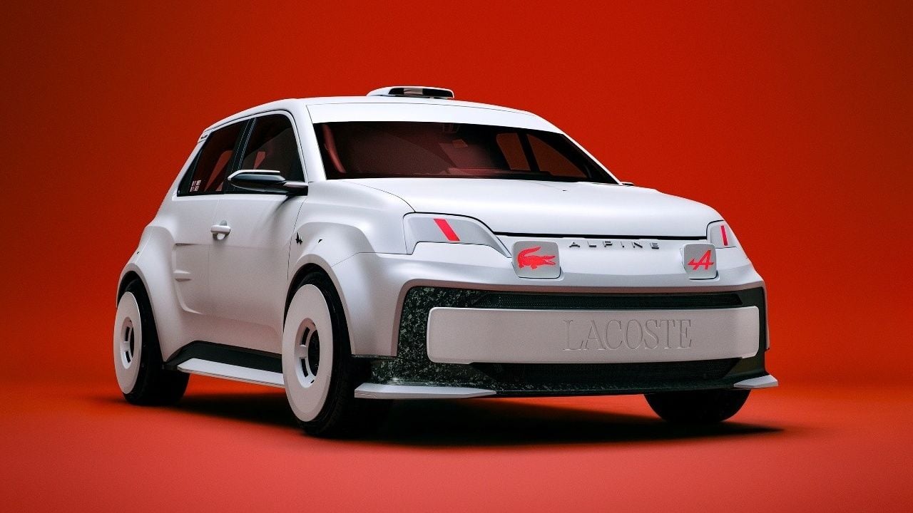 El Alpine A290 se viste de Lacoste, así es la reinterpretación más 'pija' del Renault 5